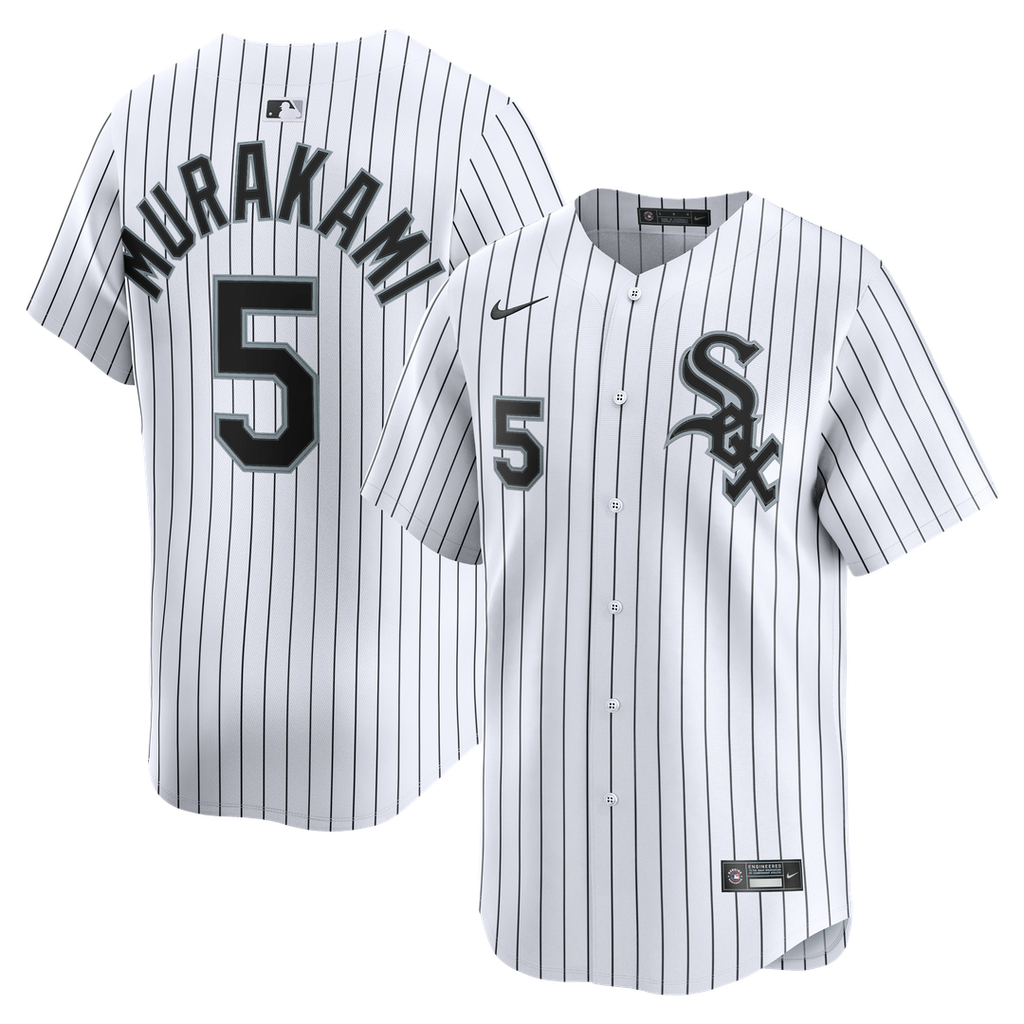 Men's Chicago White Sox Munetaka Murakami White Home Limited MLB Baseball Jersey - view 1