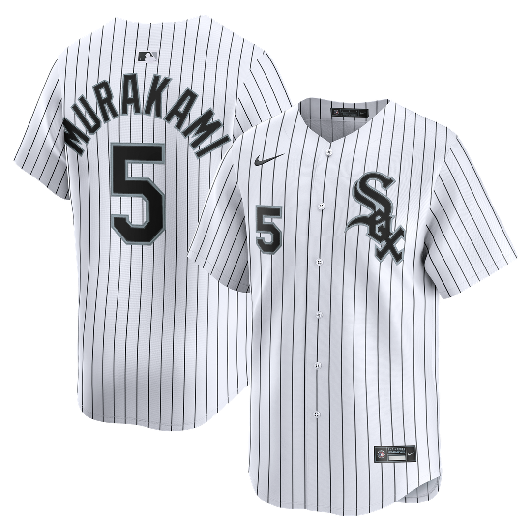 Men's Chicago White Sox Munetaka Murakami White Home Limited MLB Baseball Jersey - view 1