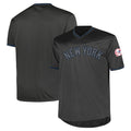 Men's New York Yankees Charcoal Big & Tall Pop Fashion MLB Baseball Jersey - view 1