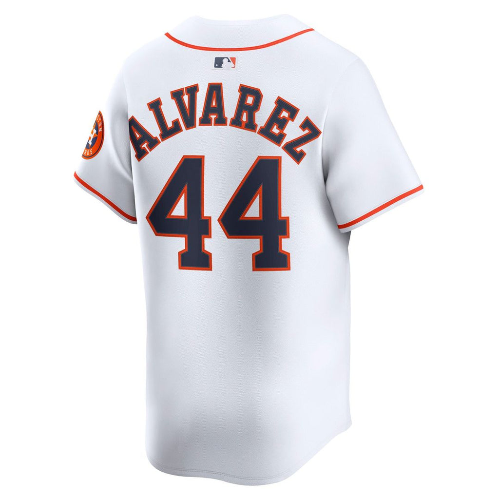 Men's Houston Astros Yordan Alvarez White Home Limited MLB Baseball Jersey - view 3