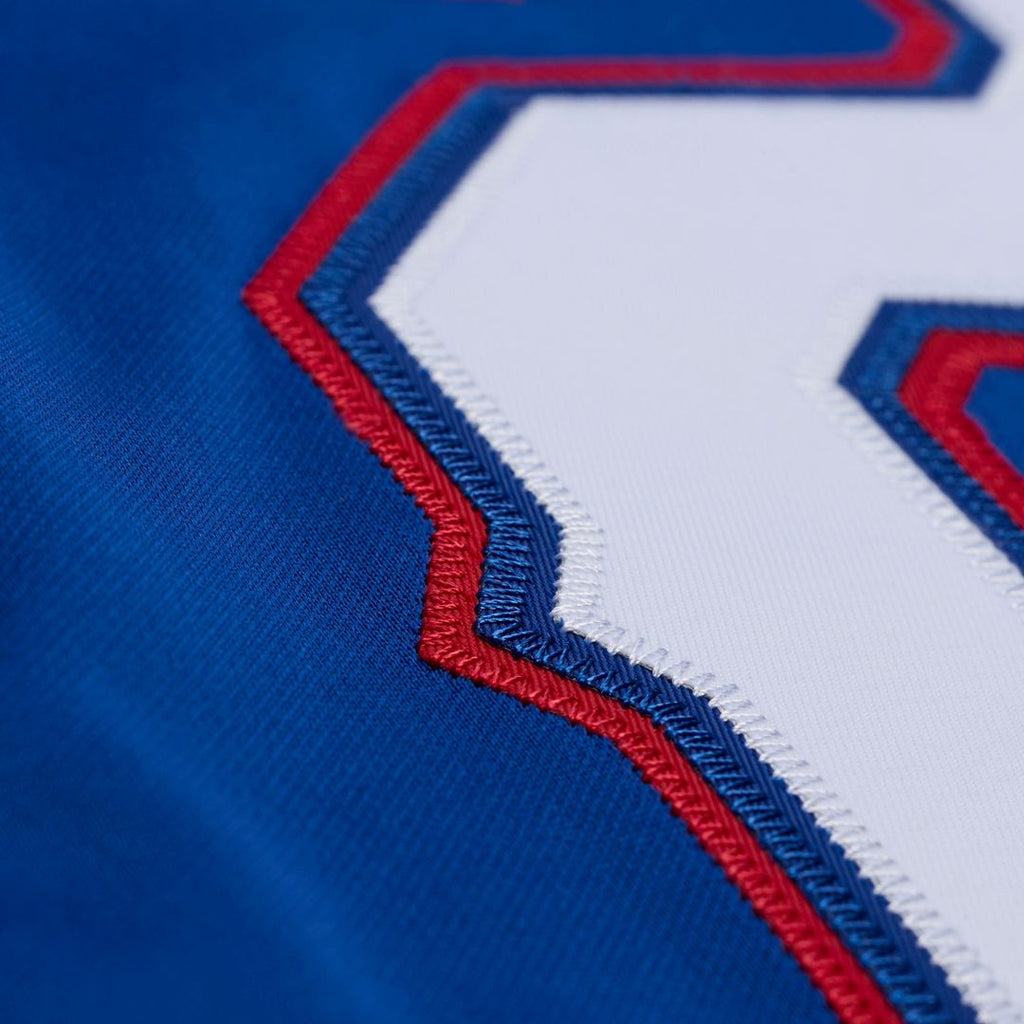 Men's Texas Rangers Adrian Beltre Royal Cooperstown Mesh Batting Practice Button-Up MLB Baseball Jersey - view 7