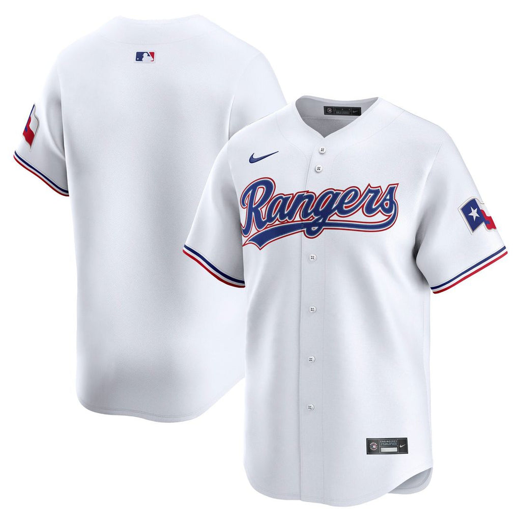 Men's Texas Rangers White Home Limited MLB Baseball Jersey - view 1