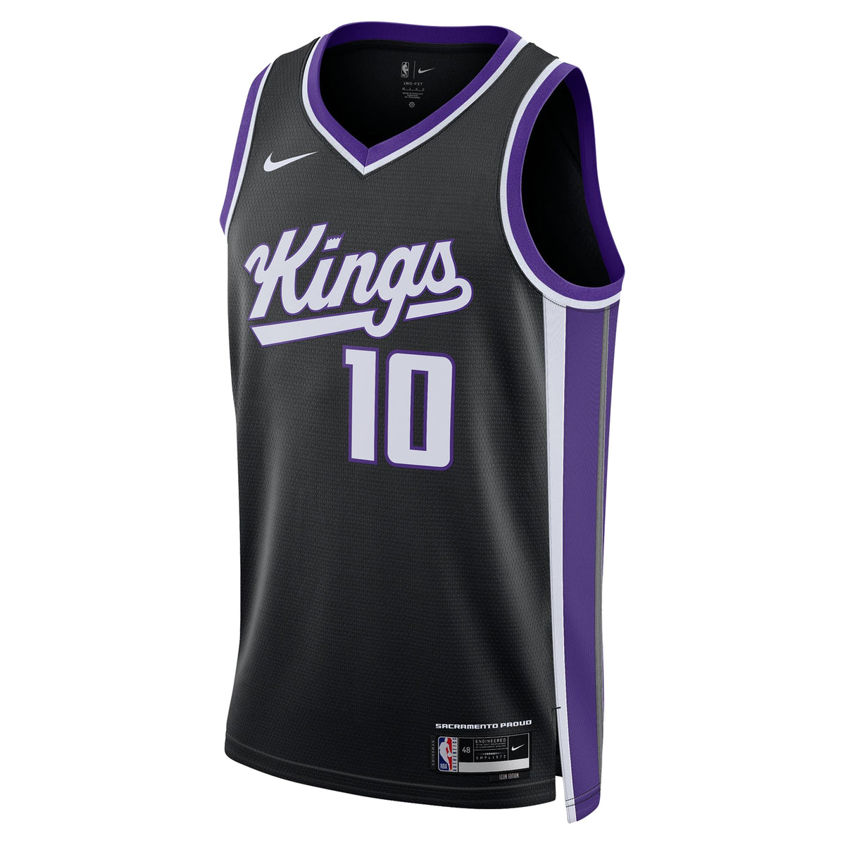 Unisex DeMar DeRozan Sacramento Kings Icon Edition Swingman NBA Basketball Jersey - Black - view 3