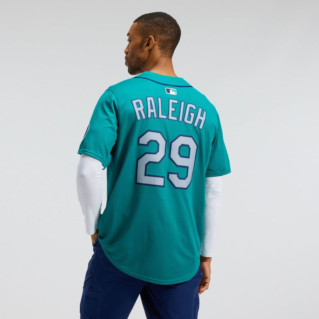 Men's Seattle Mariners Cal Raleigh Teal Alternate Limited MLB Baseball Jersey - view 18