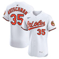 Men's Baltimore Orioles Adley Rutschman White Home Elite MLB Baseball Jersey - view 4