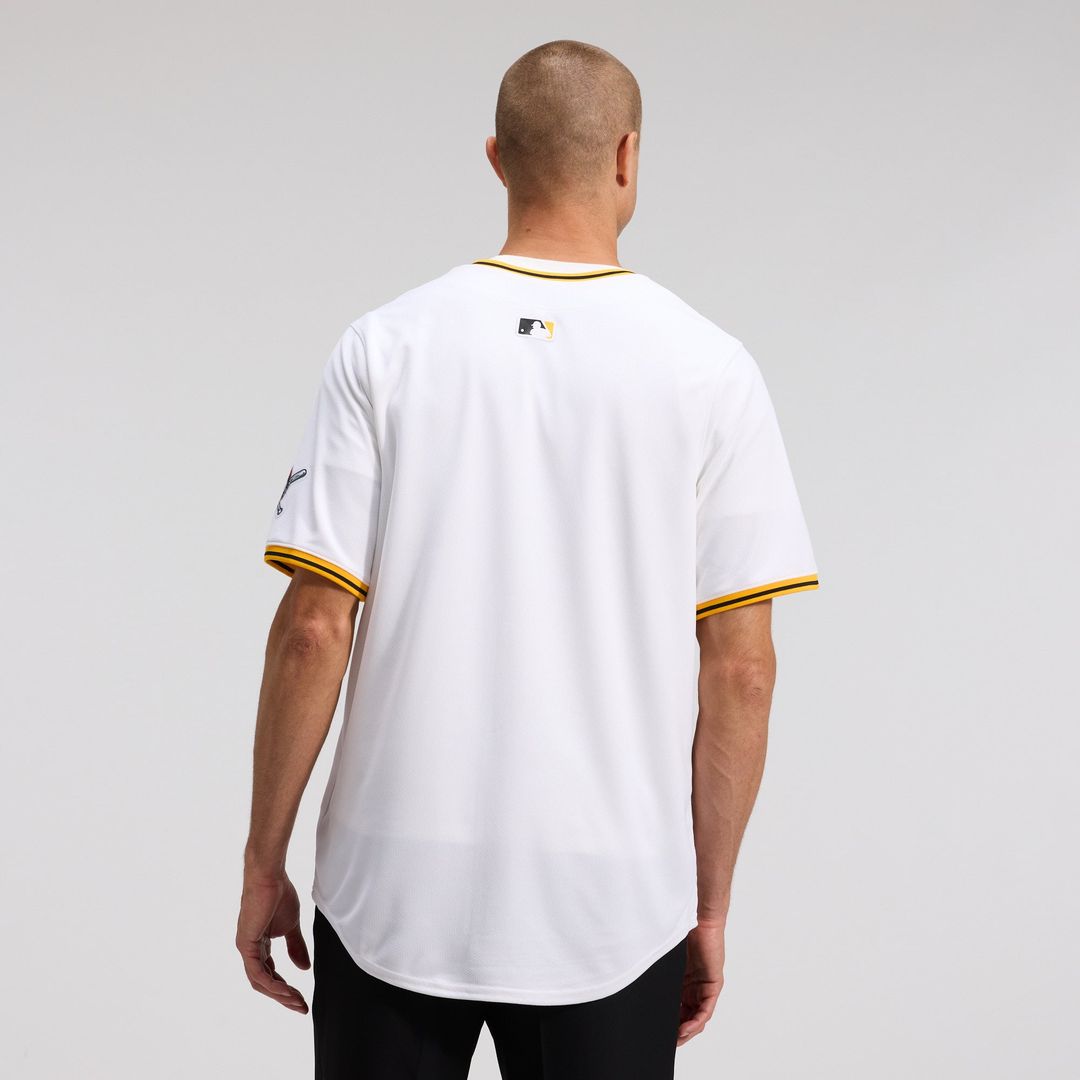 Men's Pittsburgh Pirates White Home Limited MLB Baseball Jersey - view 2