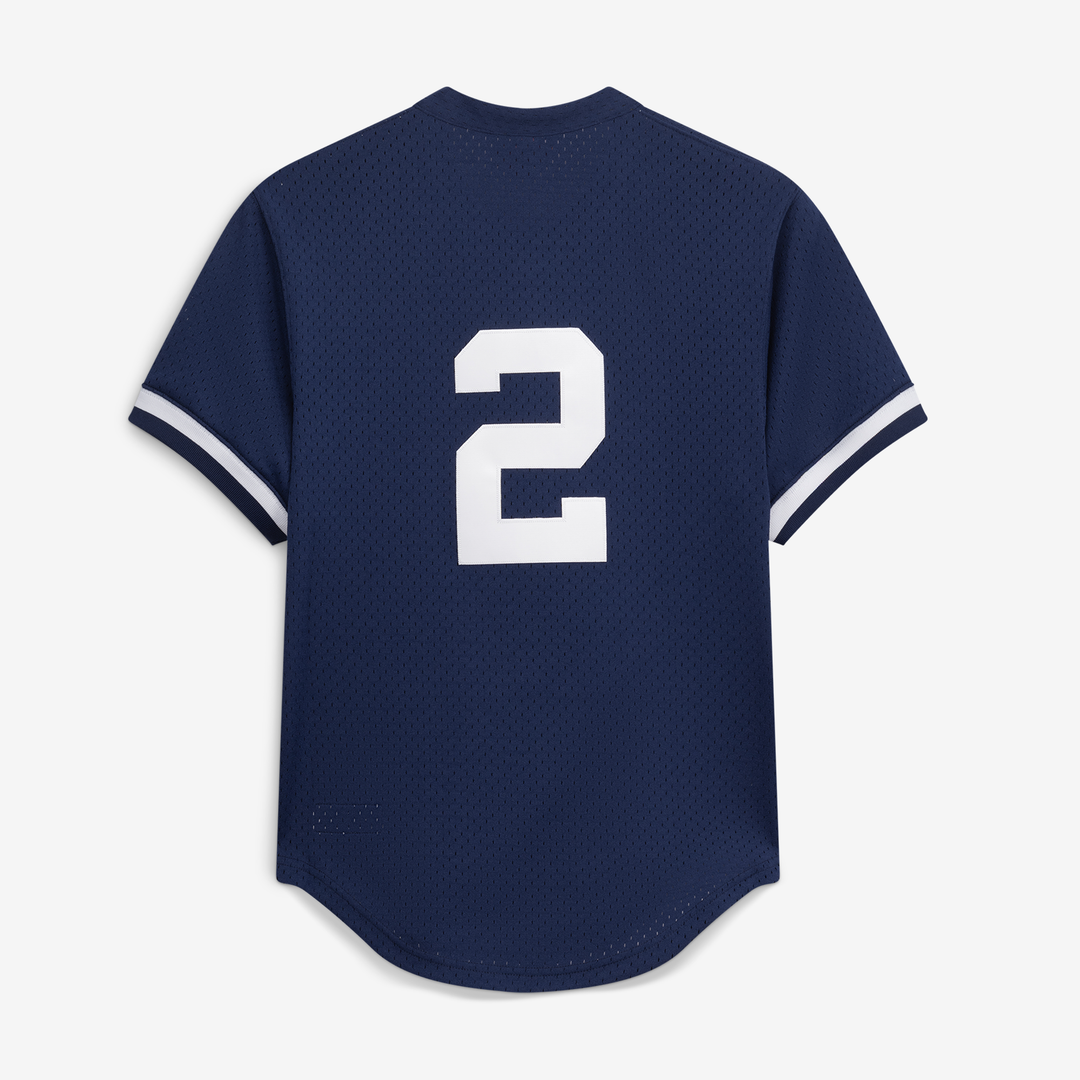 Men's New York Yankees Derek Jeter Navy Batting Practice MLB Baseball Jersey - view 3