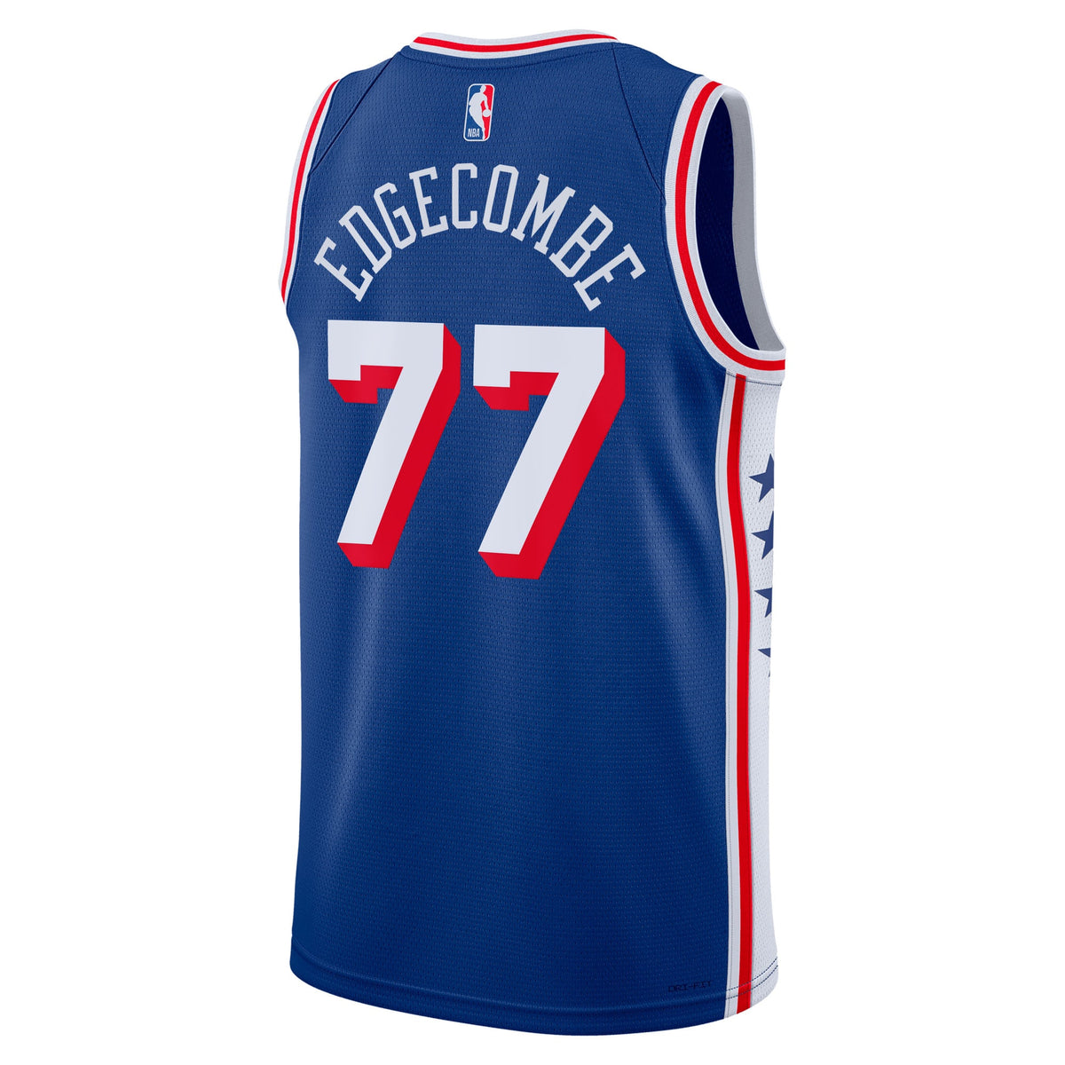 Unisex VJ Edgecombe Philadelphia 76ers Icon Edition Swingman NBA Basketball Jersey - Royal - view 4