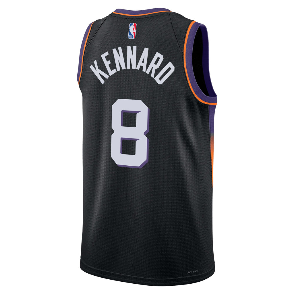 Unisex Luke Kennard Phoenix Suns Statement Edition NBA Basketball Jersey - Black - view 4