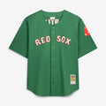Men's Boston Red Sox David Ortiz Kelly Green Big & Tall Cooperstown Collection Mesh Batting Practice MLB Baseball Jersey - view 8