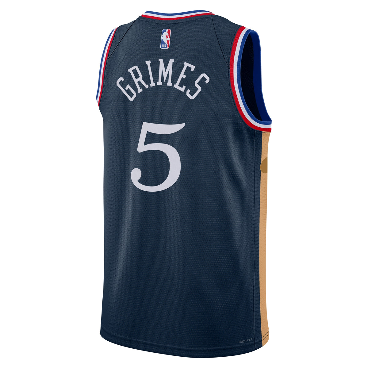 Unisex Quentin Grimes Philadelphia 76ers 2025/26 City Edition Swingman NBA Basketball Jersey - Navy - view 4