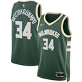 Men's Milwaukee Bucks Giannis Antetokounmpo Swingman NBA Basketball Jersey - view 1