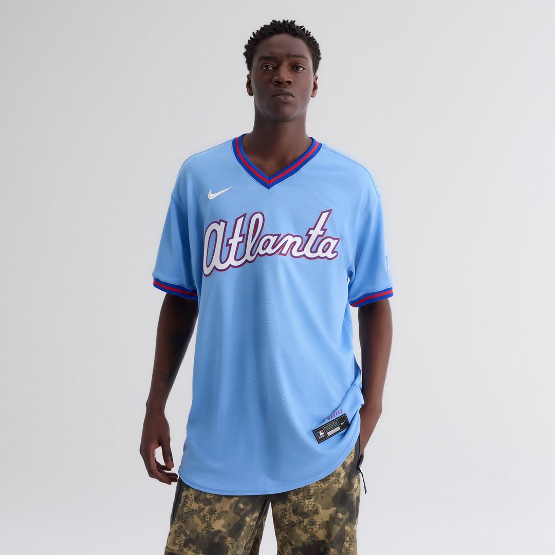 Men's Atlanta Braves Powder Blue 2026 City Connect MLB Baseball Jersey - view 5
