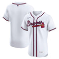 Men's Atlanta Braves White Home Elite MLB Baseball Jersey - view 4