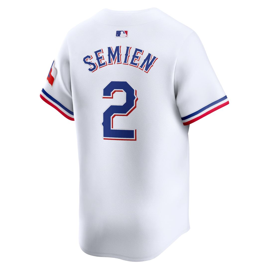 Men's Texas Rangers Marcus Semien White Home Limited MLB Baseball Jersey - view 3