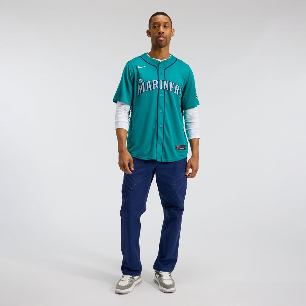 Men's Seattle Mariners Cal Raleigh Teal Alternate Limited MLB Baseball Jersey - view 19