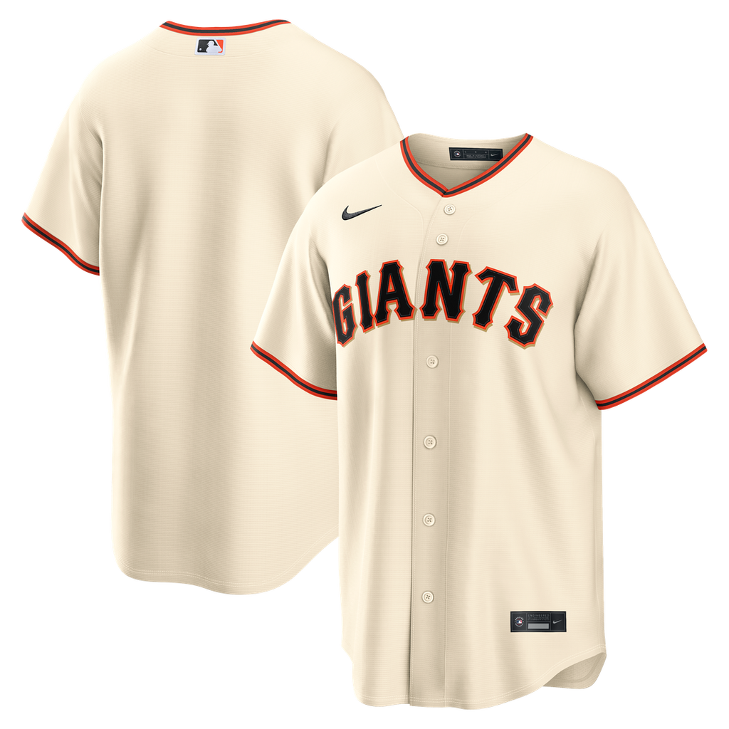 Men's San Francisco Giants Cream Home Replica MLB Baseball Jersey - view 1