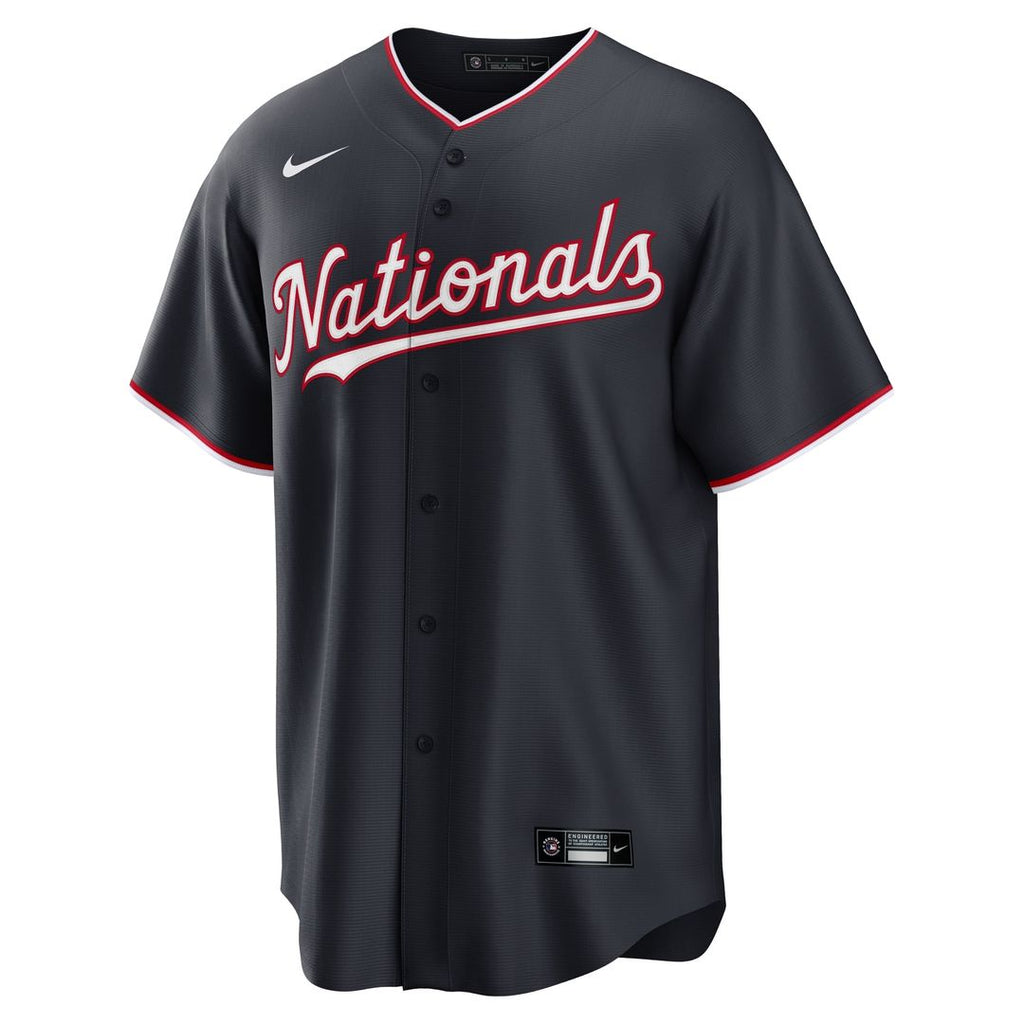 Men's Washington Nationals Dylan Crews Navy Alternate Replica MLB Baseball Jersey - view 21