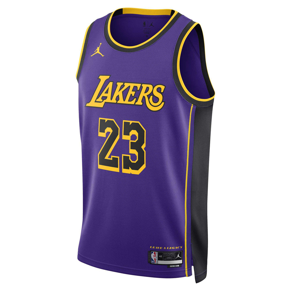 Unisex Los Angeles Lakers Statement Edition Swingman NBA Basketball Jersey - Lebron James - view 3