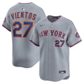 Men's New York Mets Mark Vientos Gray All-Star Limited MLB Baseball Jersey - view 15