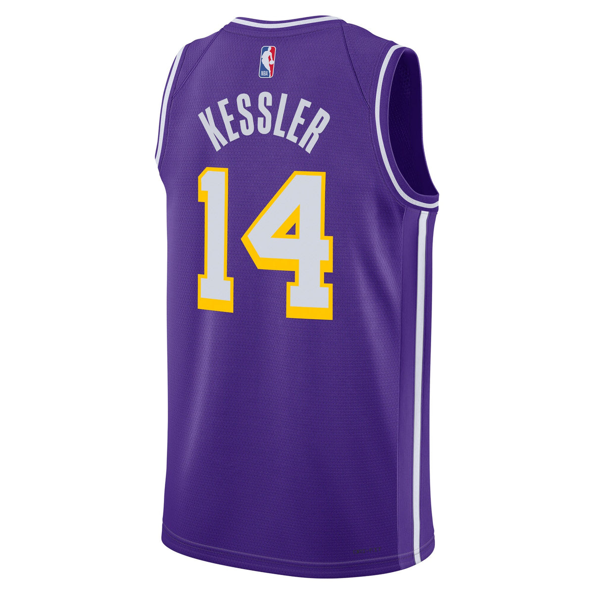 Unisex Walker Kessler Los Angeles Lakers Statement Edition NBA Basketball Jersey - Purple - view 4