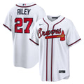 Men's Atlanta Braves Austin Riley White Home Replica MLB Baseball Jersey - view 6