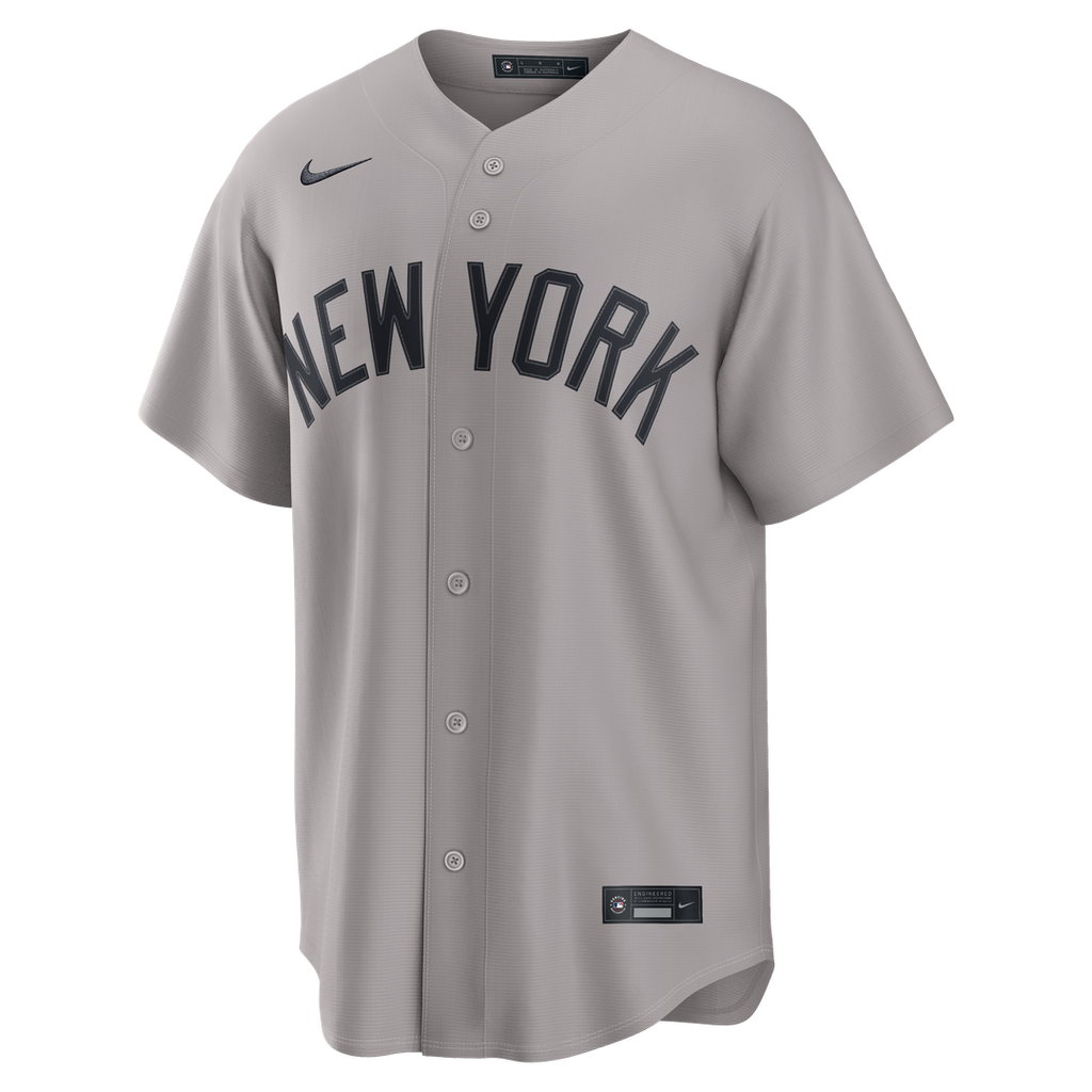 Men's New York Yankees Aaron Judge Gray Road Replica MLB Baseball Jersey - view 2