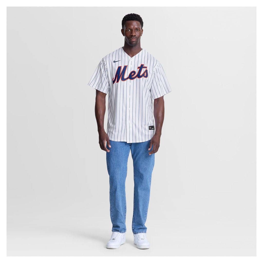 Men's New York Mets Nolan McLean White Home Replica MLB Baseball Jersey - view 4