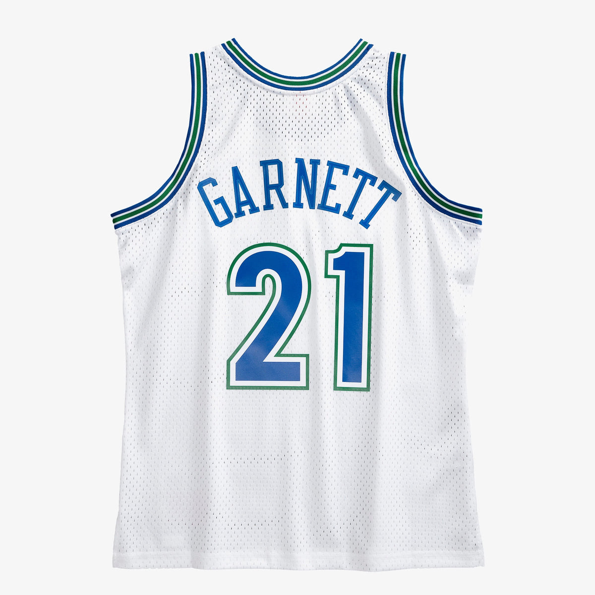 Men's Minnesota Timberwolves Kevin Garnett 1995 Swingman NBA Basketball Jersey - White - view 4