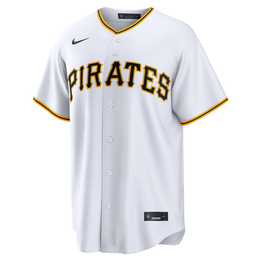 Men's Pittsburgh Pirates Paul Skenes White Home Replica MLB Baseball Jersey - view 2