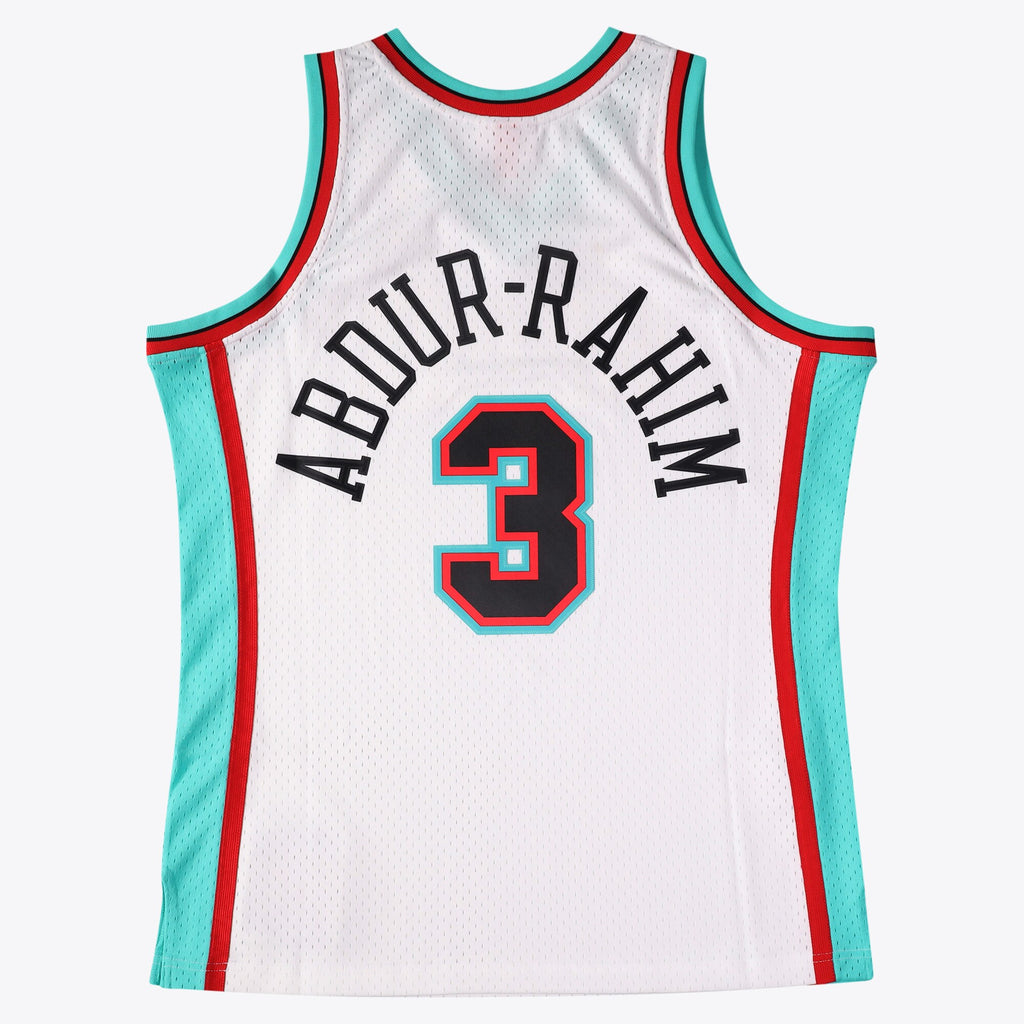 Men's Vancouver Grizzlies Shareef Abdur-Rahim 2000 Swingman NBA Basketball Jersey - White - view 3