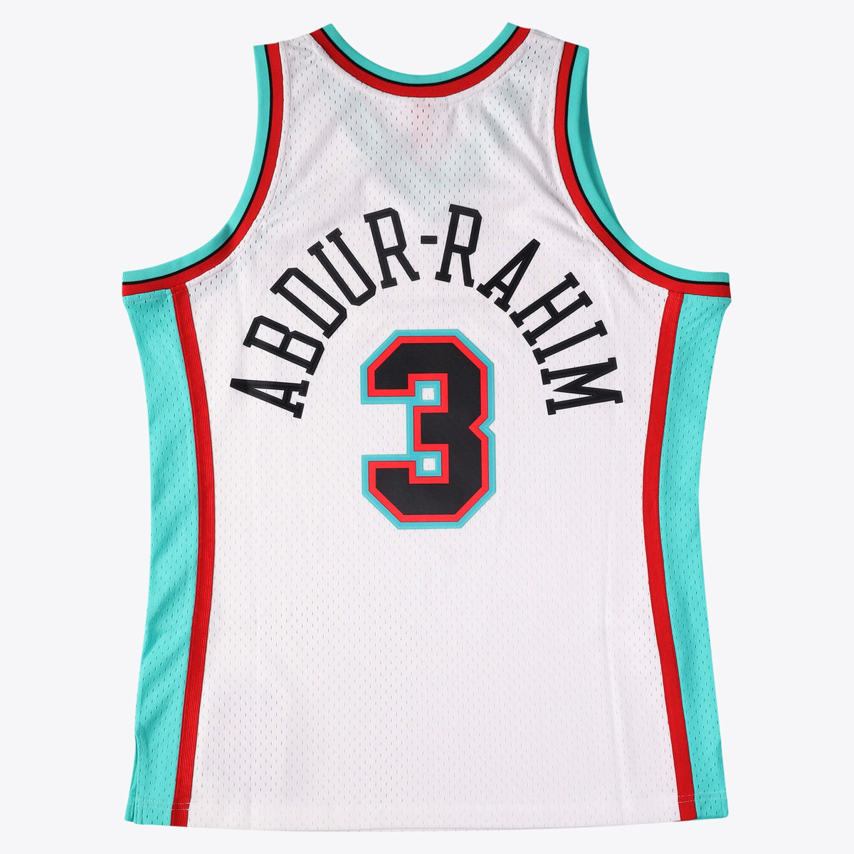Men's Vancouver Grizzlies Shareef Abdur-Rahim 2000 Swingman NBA Basketball Jersey - White - view 3