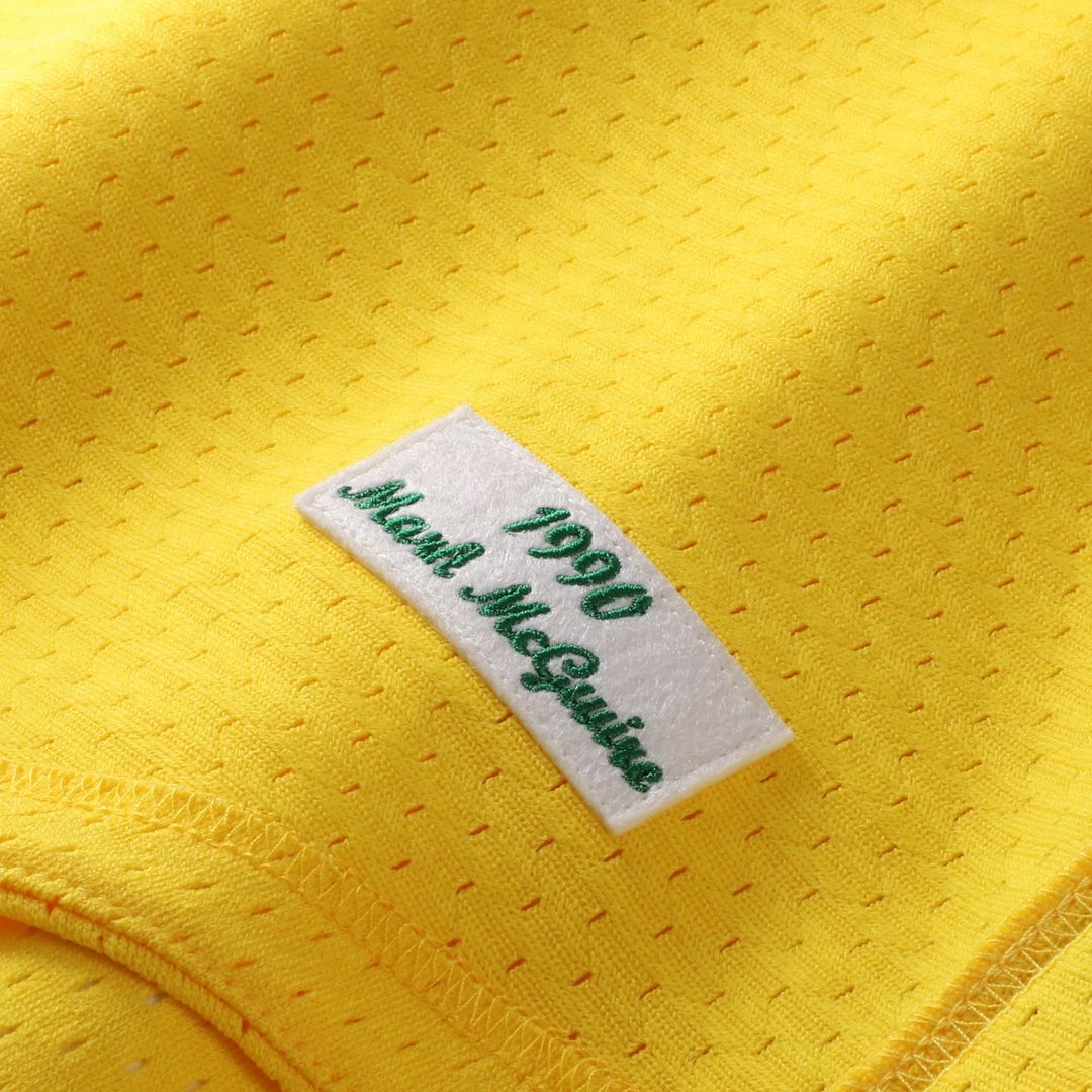 Men's Athletics Mark McGwire Gold Batting Practice MLB Baseball Jersey - view 7