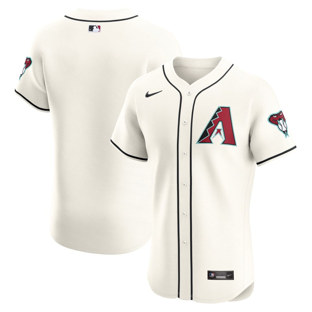 Men's Arizona Diamondbacks Cream Elite MLB Baseball Jersey - view 1