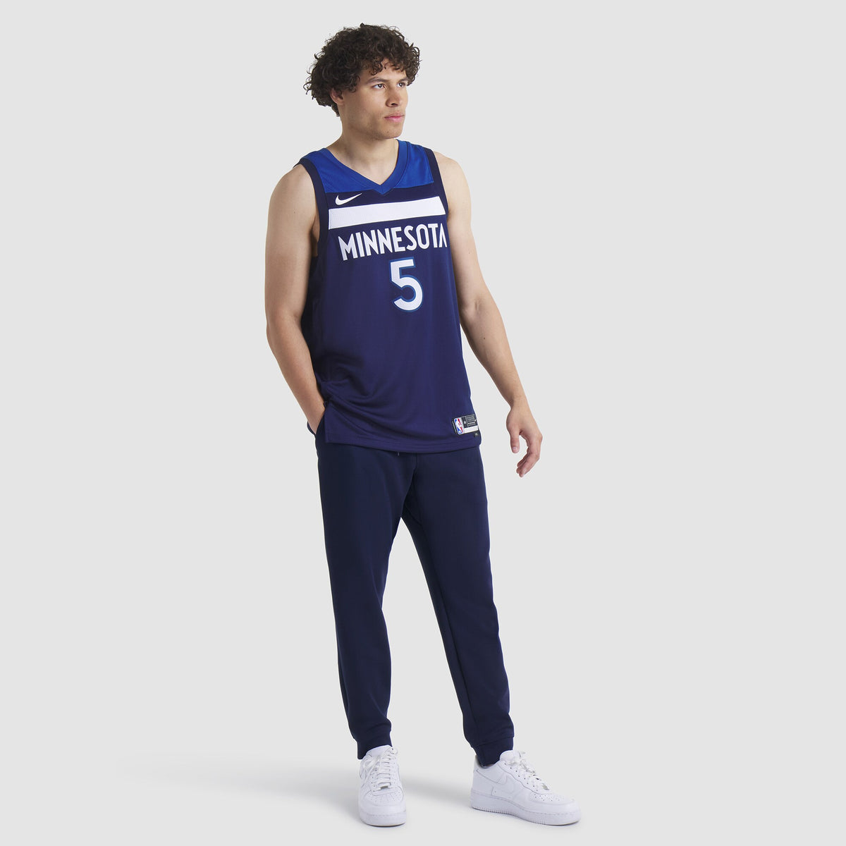 Unisex Minnesota Timberwolves Replica Icon Swingman NBA Basketball Jersey - view 7