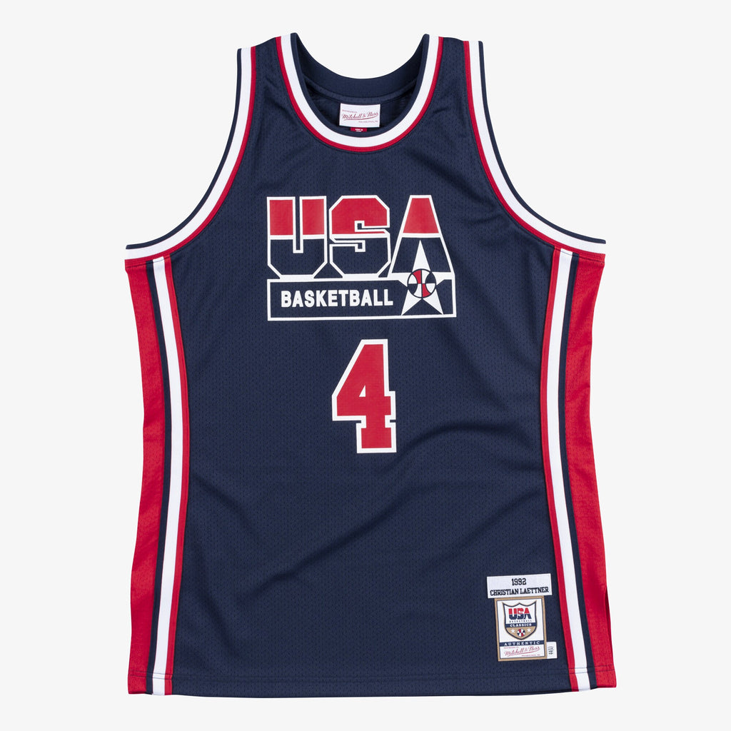 Men's USA Basketball Basketball Jersey Christian Laettner 1992 - view 2