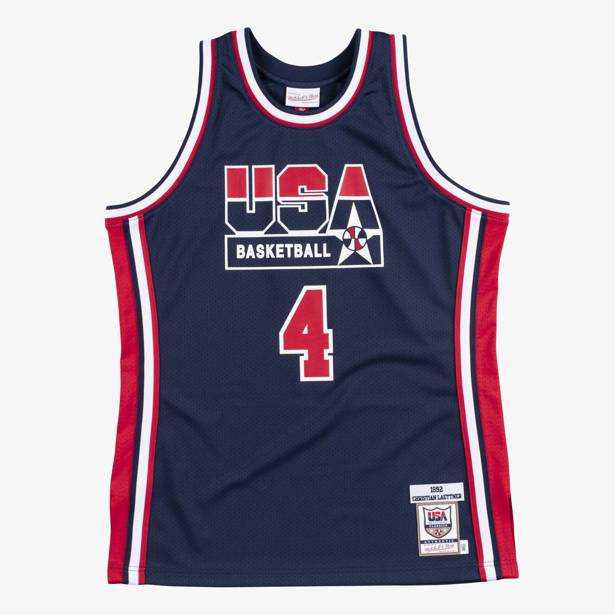 Men's USA Basketball Basketball Jersey Christian Laettner 1992 - view 2