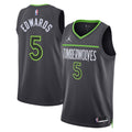 Unisex Anthony Edwards Minnesota Timberwolves Statement Edition Swingman NBA Basketball Jersey - Gray - view 1
