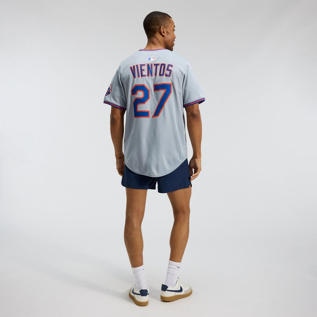 Men's New York Mets Mark Vientos Gray All-Star Limited MLB Baseball Jersey - view 20