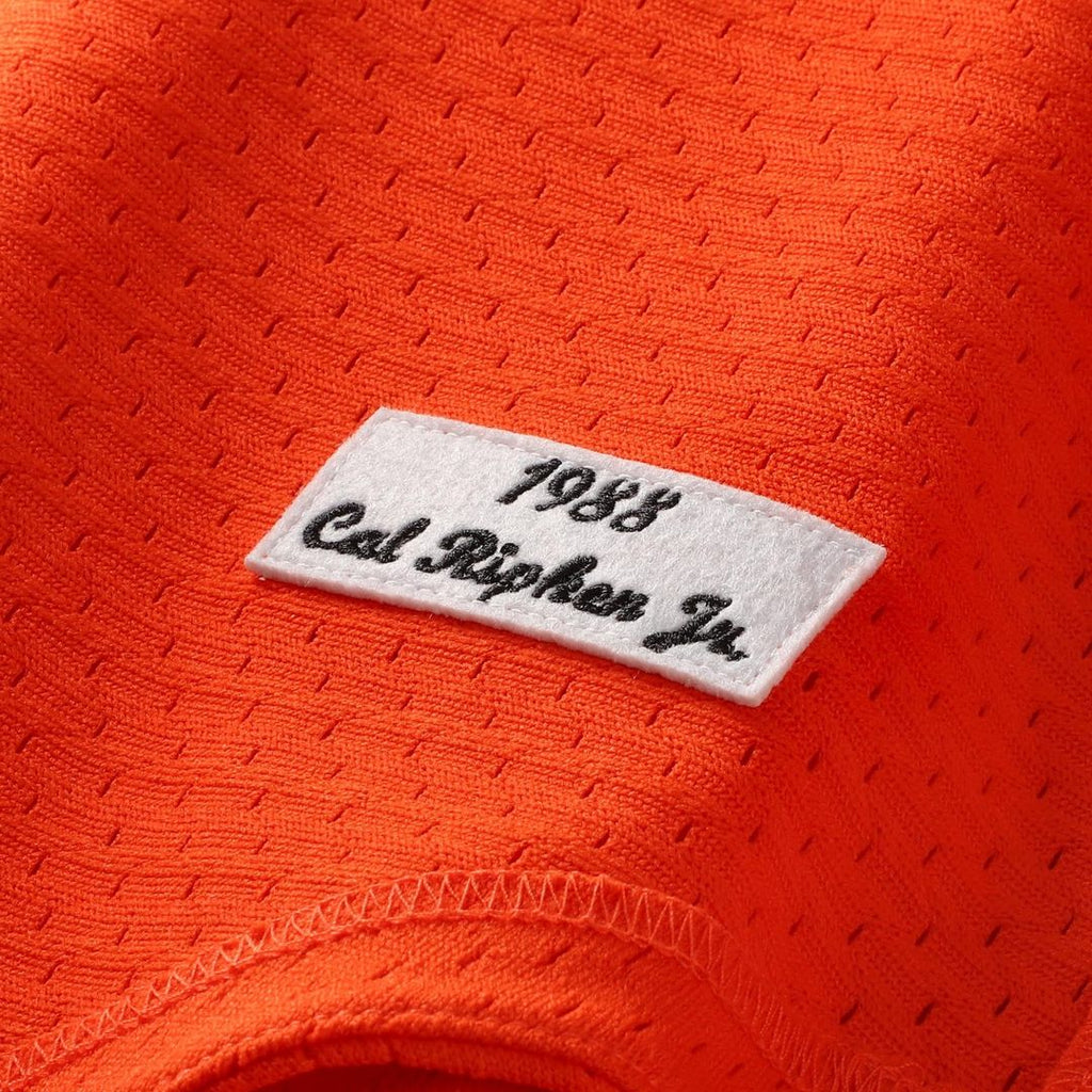 Men's Baltimore Orioles Cal Ripken Jr. Orange Batting Practice MLB Baseball Jersey - view 13