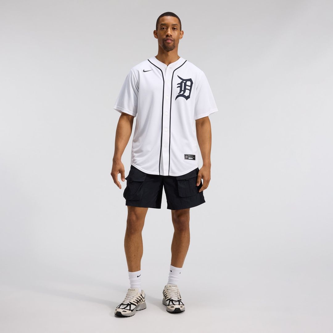 Men's Detroit Tigers White Home Replica MLB Baseball Jersey - view 4