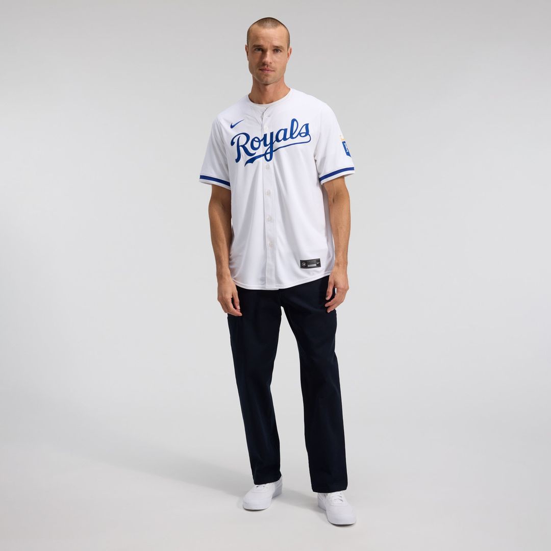 Men's Kansas City Royals White Home Limited MLB Baseball Jersey - view 3