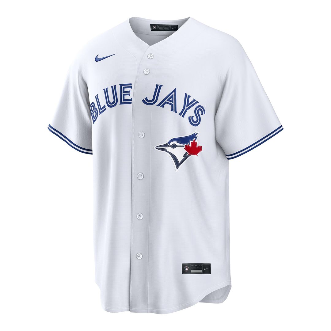 Men's Toronto Blue Jays Andrés Giménez White Home Replica MLB Baseball Jersey - view 2