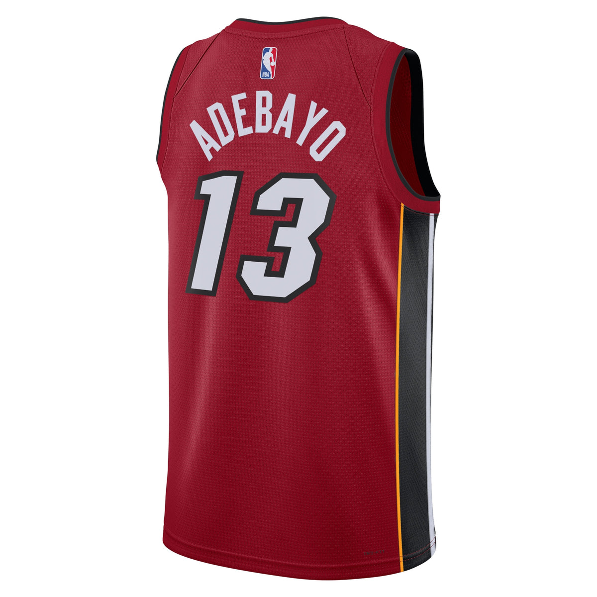 Unisex Bam Adebayo Miami Heat Statement Edition Swingman NBA Basketball Jersey - Red - view 3