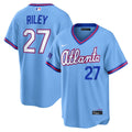 Men's Atlanta Braves Austin Riley Powder Blue 2026 City Connect Stadium MLB Baseball Jersey - view 1
