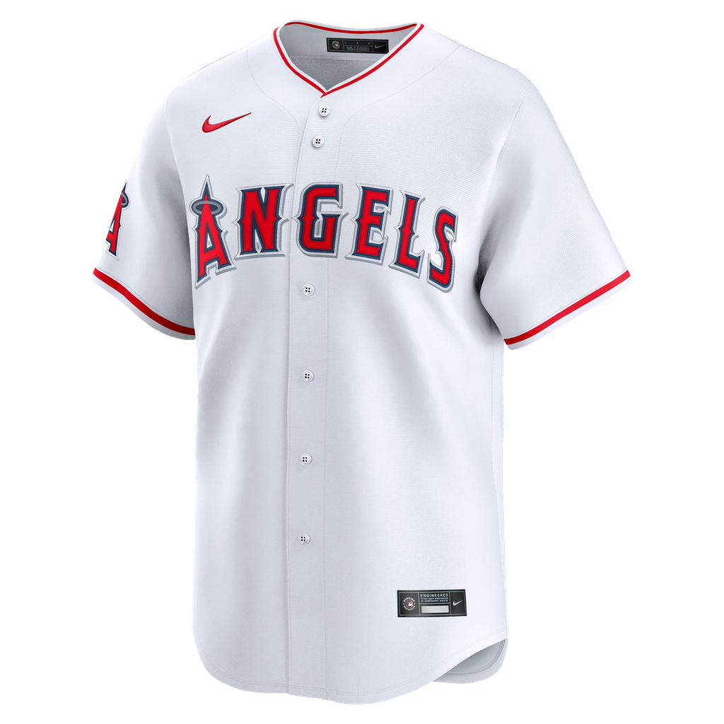 Men's Los Angeles Angels Red Alternate Limited MLB Baseball Jersey - view 8