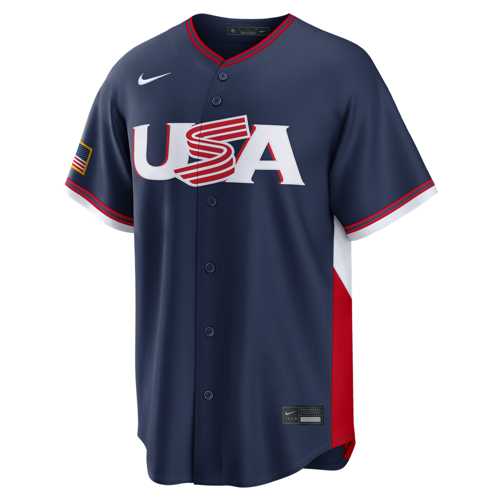 Men's USA Baseball Alex Bregman White 2026 World Baseball Classic Home Stadium MLB Baseball Jersey - view 8