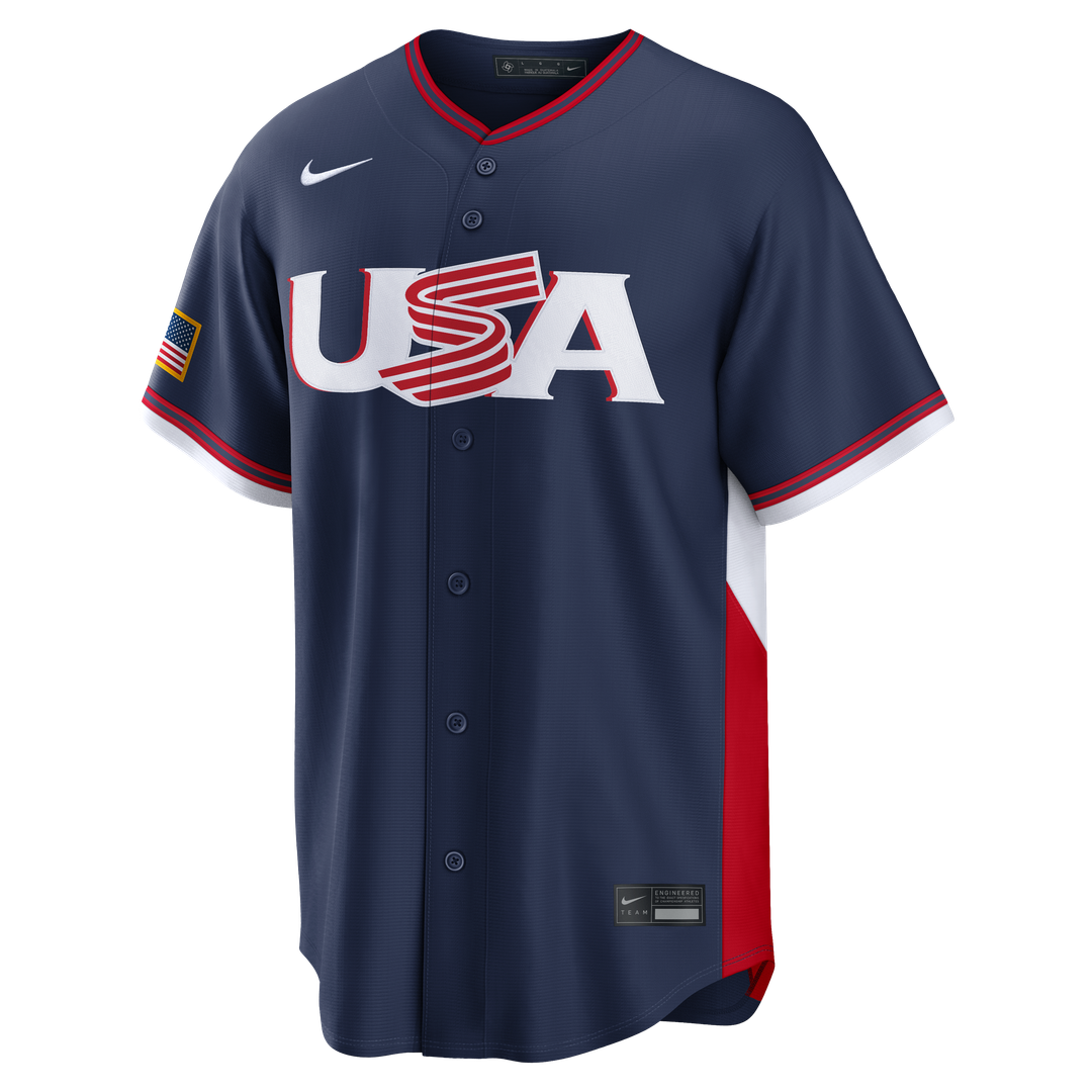 Men's USA Baseball Alex Bregman White 2026 World Baseball Classic Home Stadium MLB Baseball Jersey - view 8