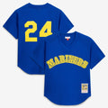 Men's Seattle Mariners Ken Griffey Jr. Royal Batting Practice MLB Baseball Jersey - view 1