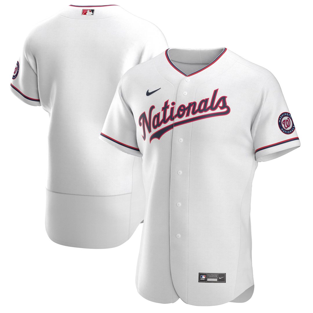 Men's Washington Nationals White Alternate MLB Baseball Jersey - view 1